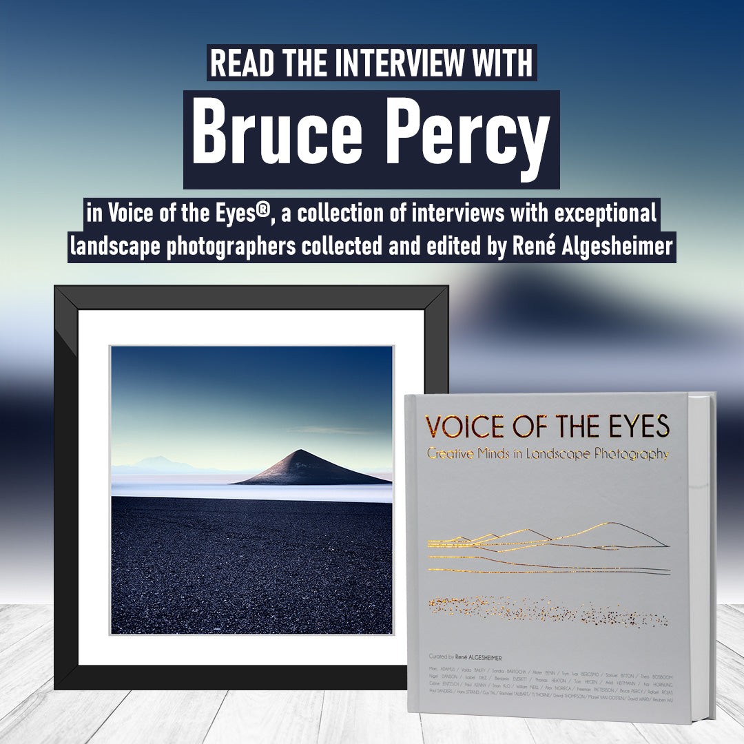 Bruce Percy interview and landscape photography feature in Voice of the Eyes