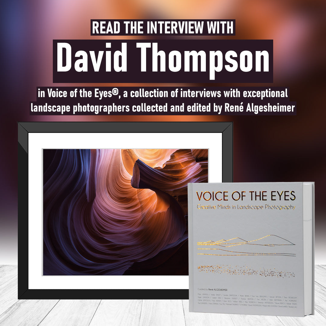 David Thompson interview and landscape photography feature in Voice of the Eyes