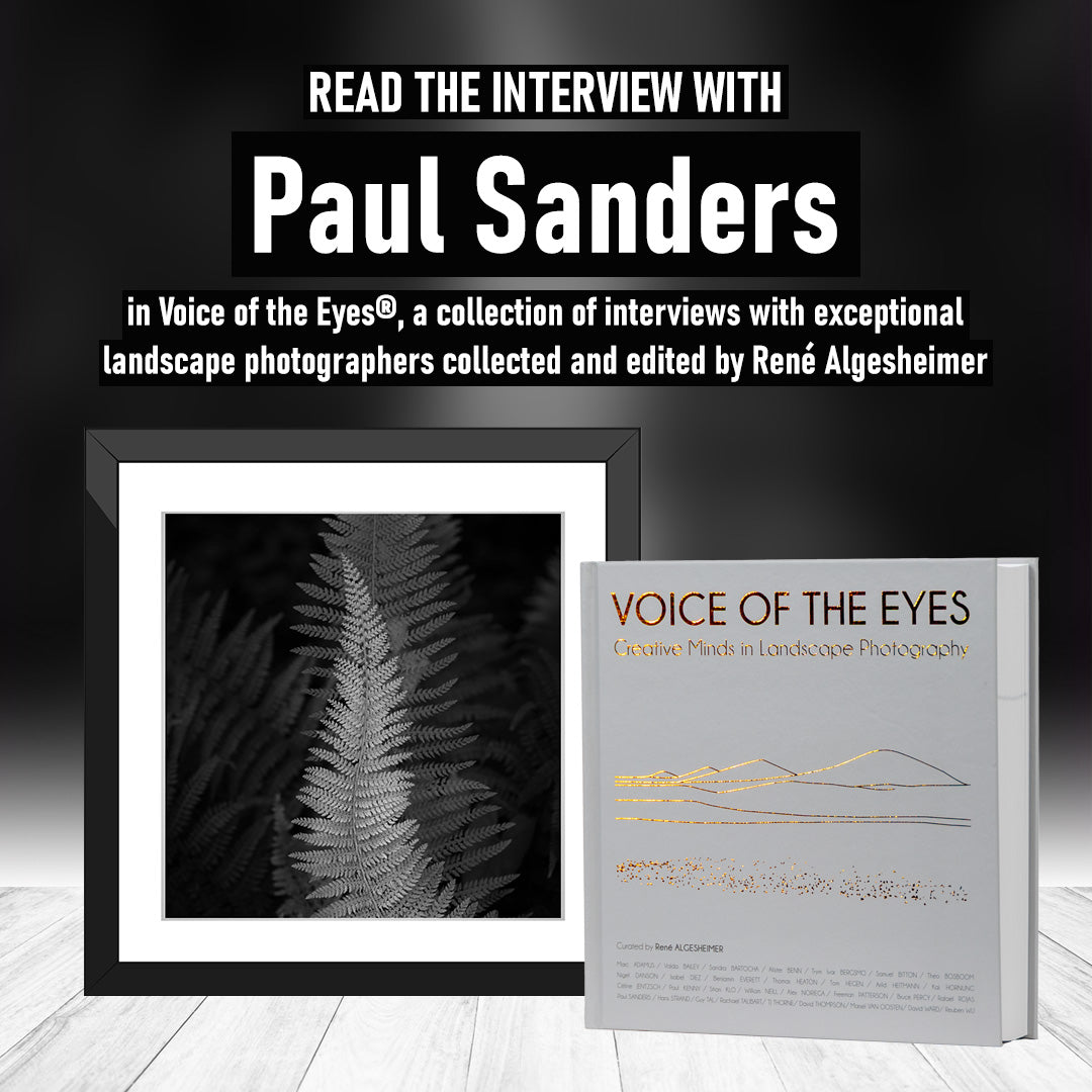 Paul Sanders interview and landscape photography feature in Voice of the Eyes