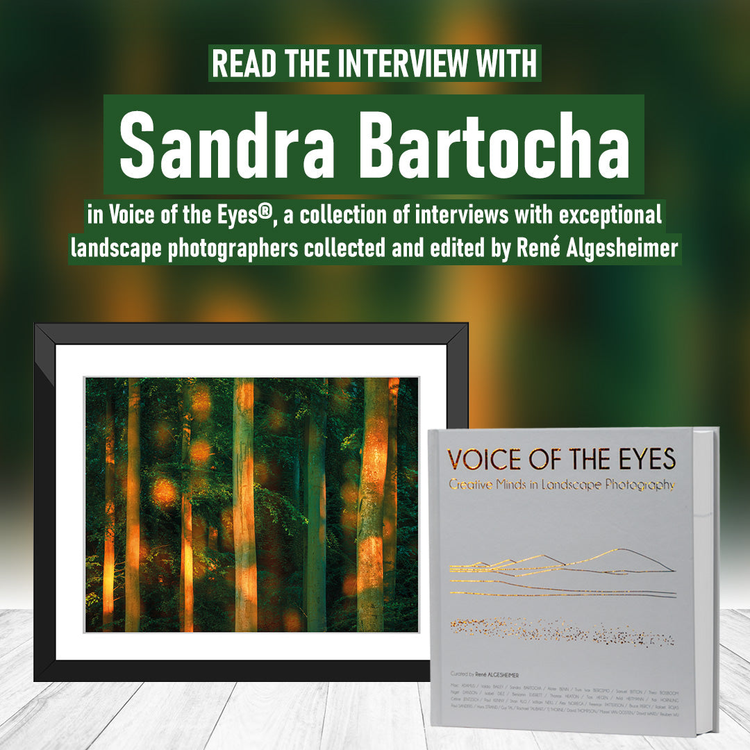Sandra Bartocha interview and landscape photography feature in Voice of the Eyes