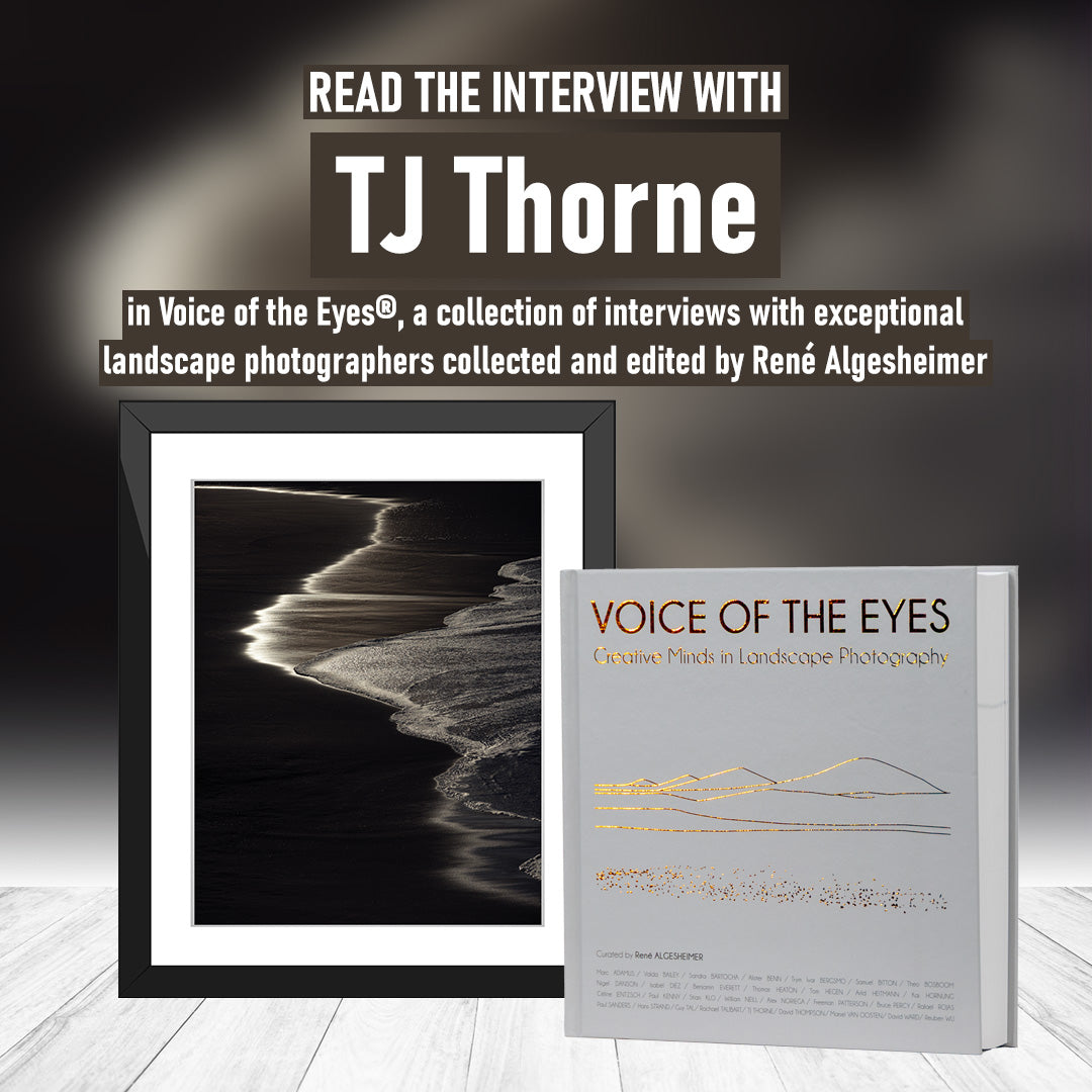 TJ Thorne interview and landscape photography feature in Voice of the Eyes